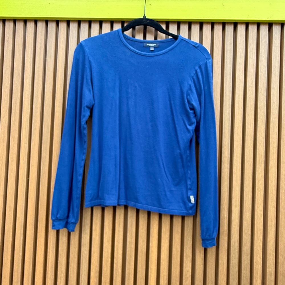 Burberry Vibrant Blue Long Sleeve Tee
